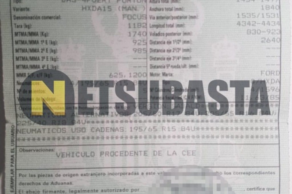 Ford Focus 1.6i 2006