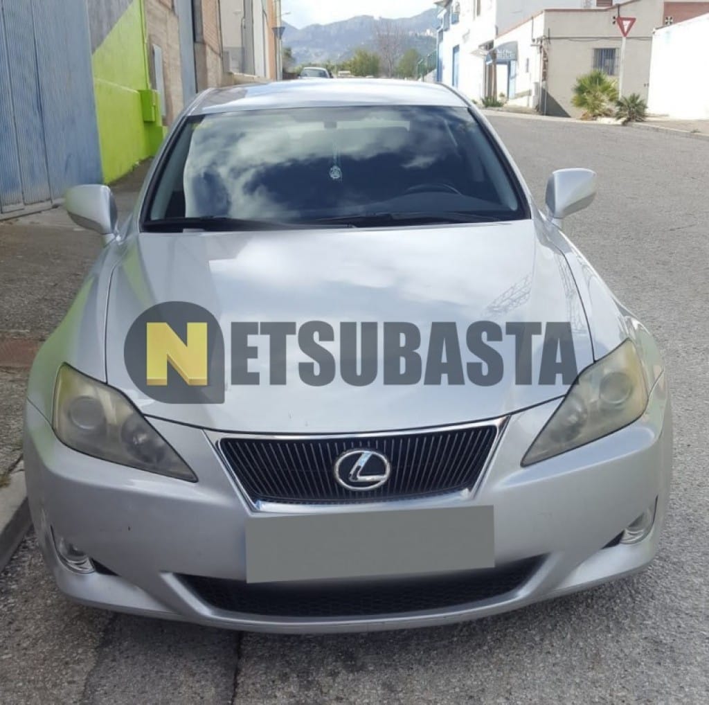 Subasta de Lexus IS 220d 2007 Subasta de Lexus IS 220d 2007