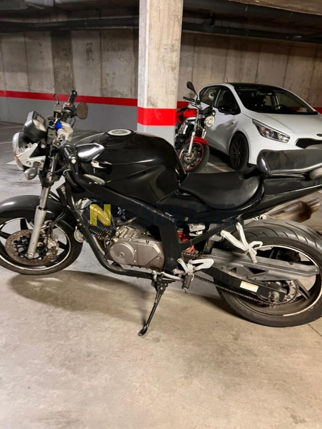 ressort de cale pieds avant hyosung comet gtr 650 2004 2008